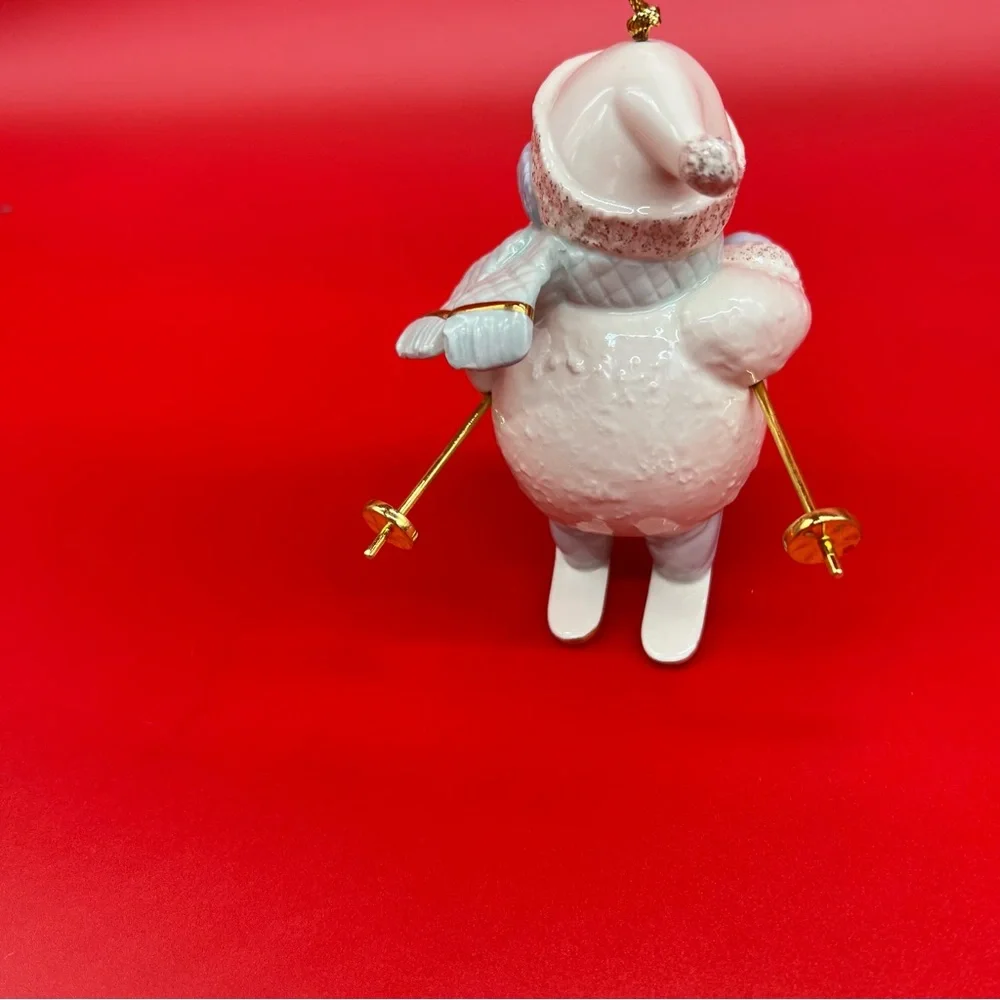 LENOX Snowman on Skis Ornament - Picture 9 of 9